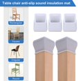 thumbnail image 4 of Protectores de patas de silla de silicona Cubierta de base de taburete duradera resistente al desgaste A, 4 of 8