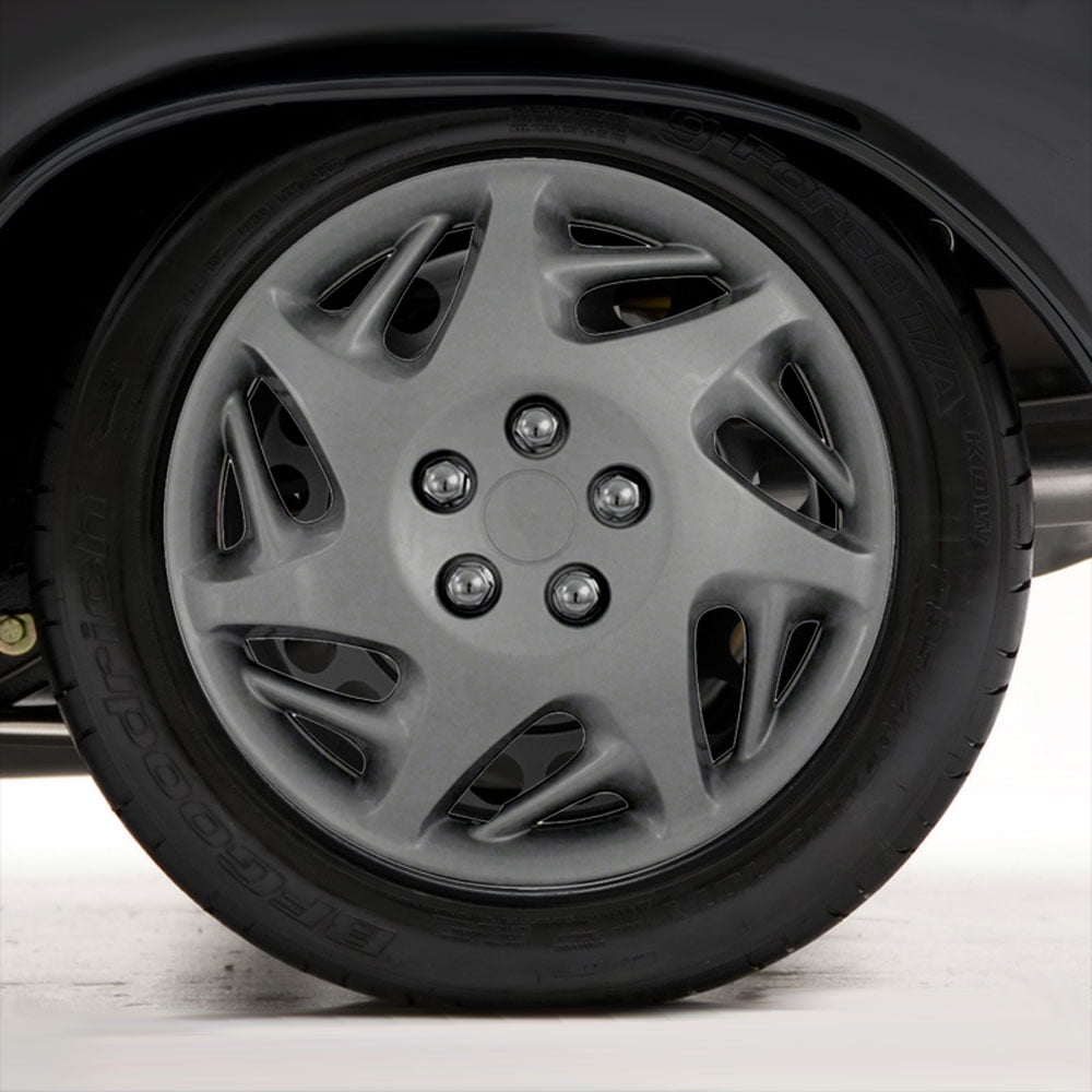 Set of Four 16" Silver Hubcap Wheel Covers for 19982000 Dodge Caravan