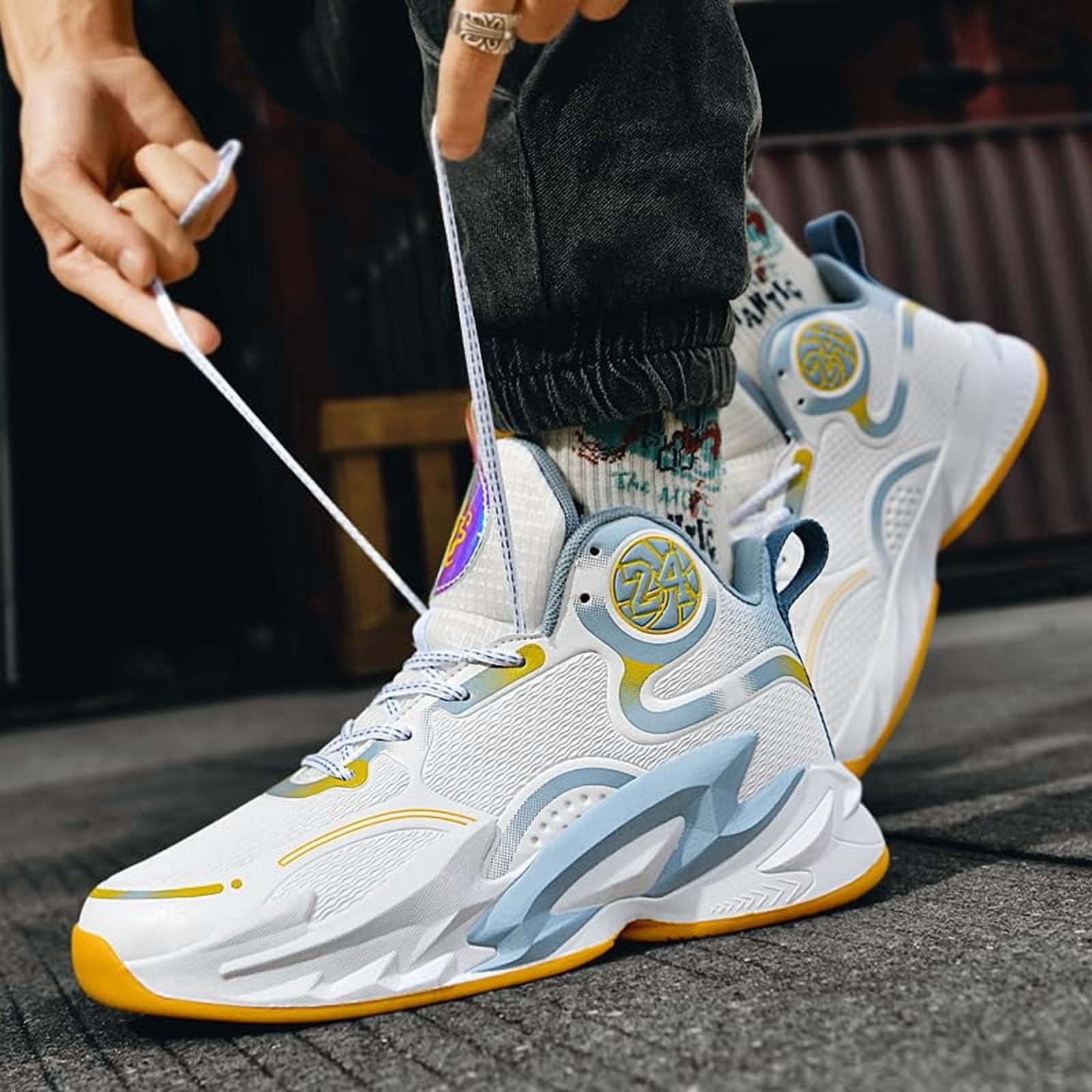 Chaussures Basket Ball Tendance Garçons Baskets Confortables - Temu France