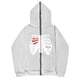 thumbnail image 4 of Sudadera con esternón oscura Y2K europea y americana, sudaderas con capucha para hombres y mujeres, pareja gótica, sudadera con cremallera larga de gran tamaño Harajuku, 4 of 5