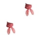 thumbnail image 2 of Sonducket Bufanda de gasa, accesorios de vestir, adorno de niña de Color puro, pañuelo pequeño, pañuelo sencillo transpirable para mujer Melon rojo 2Conjunto, 2 of 6