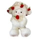 thumbnail image 1 of Bonita almohada de peluche de cordero con sombrero de ramo de rosas | Peluche suave para niños y niñas | Decoración infantil abrazable y regalo de cumpleaños, 1 of 7