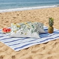 thumbnail image 5 of Outdoor Pillow Cover Green Eucalyptus Leaves Set of 2 Waterproof Throw Pillowcases Plant Yellow Daisy Decorative Patio Furniture Pillows for Couch Garden Indoor & Outdoor Use, 5 of 9