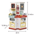 thumbnail image 4 of Fisher Price Large Kitchen with Light, Sound and Water with 52 Accessories, Multicolor, 4 of 7