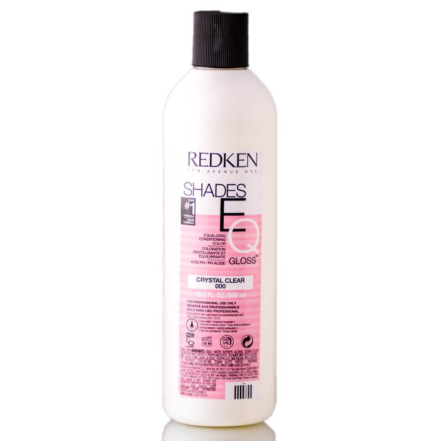Redken Shades EQ Color Gloss Crystal Clear 000 16.9 oz Pack of 1 with Sleek Comb