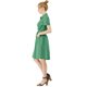 thumbnail image 4 of Vestido camisero de algodón con cuello abotonado y vestidos tipo safari para mujerVerde XL, 4 of 6