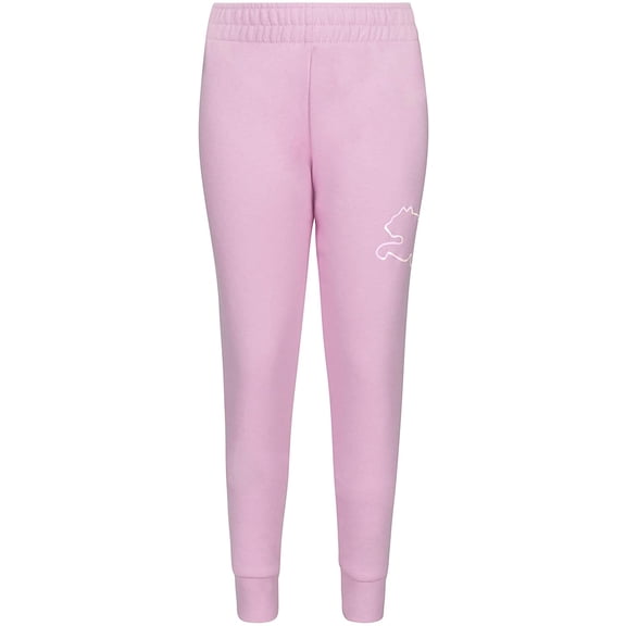 PUMA Girls Core Jogger Large Pink