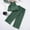 Green, variant on Girls Summer Outfits 2 Piece Set Cute Ruffle Sleeveless Top with Wide Leg Pants Toddler Baby Clothes for 1 7 Years Old Casual Playwear Romper Set New Born Baby Girls New Born Ones Baby Girl