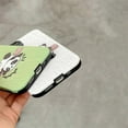 thumbnail image 3 of Cute Panda Oil Painting Soft Phone Case Compatible with iPhone Case (Green,iPhone 14), 3 of 7
