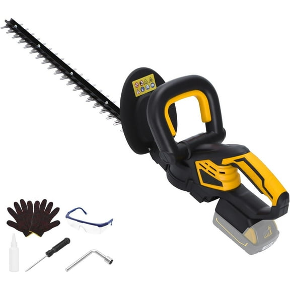 Hedge Trimmer for Dw 20V Battery,Hedge Trimmer Cordless with 22'' Dual-Action Blade and 3/5'' Cutting Capacity,1600RPM& Safety Lock (Battery Not Included)