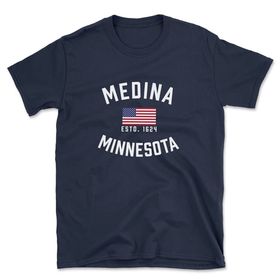 Medina Minnesota Patriot Men's Cotton T-Shirt