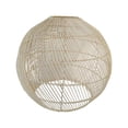thumbnail image 4 of Pantalla de lámpara colgante de ratán, cubierta de luz colgante, lámpara de araña de cesta clásica redonda, pantalla para restaurante, sala de estar,, 4 of 8