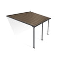 thumbnail image 3 of Palram - Canopia Olympia 10' x 18' Patio Cover - Gray/Bronze, 3 of 11