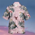 thumbnail image 1 of Hawaiian Shirt Summer Short Sleeve 3D Parrot Floral Print Men Women, 1 of 10