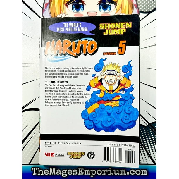 Naruto Naruto, Vol. 5, (Paperback) - Walmart Business Supplies