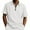White, variant on YHAJDS Men Half Zip Plaid Polo Shirt Solid Color Short Sleeve Collared Stretch Summer Top