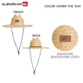 thumbnail image 3 of Sombrero Quiksilver Lifeguard de Ala Ancha de Paja Natural Talle L/XL, 3 of 6