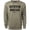 Military Green, variant on Silver Hair Iron Core Workout Shirt for Men – Motivational Gym T-Shirt, Athletic Fitness Wear, Military Green with Sleeve Logo, Small