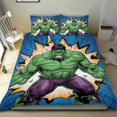 thumbnail image 1 of The Hulk Themed Bed Sheet Set Three Piece Set 53x79 Inches Comfortable And Skin Friendly Unique Design Creating A Star Studded Night, 1 of 6