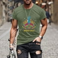thumbnail image 2 of Camisa de Manga Larga Del Cuello Redondo Del Verano Del Carnaval Impresa de los Hombres, Suéter de Moda de Poliéster para el Uso Casual, Diario Y de Invierno, 2 of 3