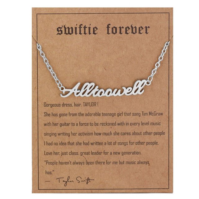 Collar sencillo personalizado con tendencia de moda, regalo para entusiastas de la música, collar, joyería