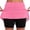 Hot Pink, variant on Arlun Mini Skorts for Women Elastic High Waist Plus Size Casual Short Tennis Skirts Lightweight Comfy with Built in Shorts Athletic Sports Skirts with Pockets Yellow XL