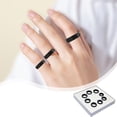 thumbnail image 4 of Kit de tamaño de anillo inteligente 8 piezas | Herramienta de medición Ring Sizer para anillos de salud y fitness | Medidor de dedo de plástico ajustable | Tallas 6-13 | Ajuste preciso para hombres, 4 of 6