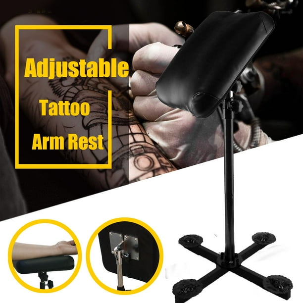 Otviap Portable Adjustable Tattoo Leg Studio Stand Tools Soft Sponge Pad Armrest Tripod Stand Black Walmart Com Walmart Com