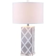 thumbnail image 2 of SAFAVIEH Garden Lattice Table Lamp | Grey |, 2 of 2