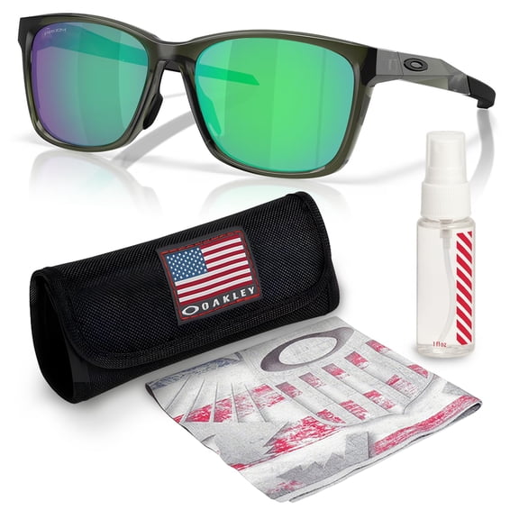 Oakley Paracord 0OO9506D Sunglasses Olive Ink Frame w/Prizm Jade Lenses With Official Eyewear Kit
