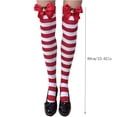 thumbnail image 2 of Summer Saving Clearance AXXD Compression Socks For Women,Christmas Long Tube Knee Socks Striped Garter Cute Accessories Christmas Party Socks, 2 of 3