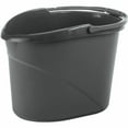 thumbnail image 4 of O-Cedar Easy Pour Bucket - 3 gal - Splash Resistant, Durable, Handle - Plastic - Gray - 1 Each, 4 of 8