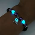 thumbnail image 2 of Halloween Gift Luminous Little Ghost Natural Volcano Bracelet, 2 of 2