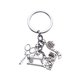thumbnail image 5 of HEALEEP Llavero Resistente De Metal Plateado Con Exquisitos Para Colgar Llaves Y Decorar Accesorios, 5 of 8