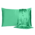 thumbnail image 2 of Satin Silk Pillowcase Pillowcase Protector King Queen Standard Cushion Cover New, 2 of 5