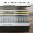 thumbnail image 7 of 8 inch Queen Mattress Gel Memory Foam Spring Hybrid Mattress in a Box, 7 of 7
