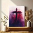 thumbnail image 6 of Qisvanset 12x16 Inch With Frame 2D Flat Wall Art Ash Wednesday Lent Cross Catholic Easter Home Wall Decor, 6 of 8