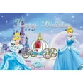thumbnail image 2 of Cinderella Birthday Party Supplies, Cinderella Party Decoration Set - Cinderella Birthday Decoration Banner Background and Balloon Cake Decoration and Other Party Supplies, 2 of 5