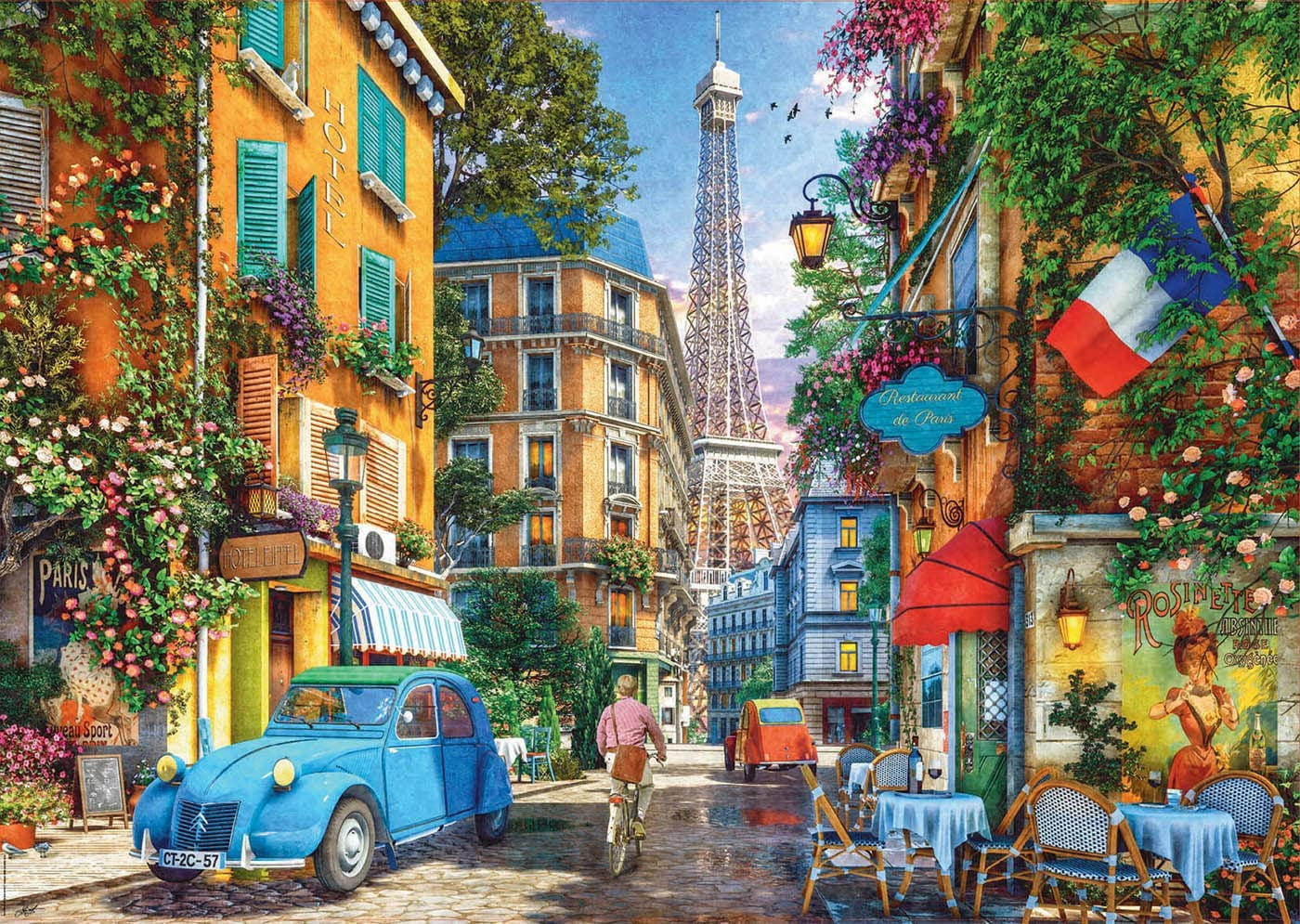 Free Shipping! 4000 Piece The Old Streets of Paris Jigsaw Free Shipping! 4000 Piece The Old Streets of Paris Jigsaw