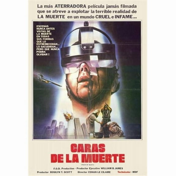 Posterazzi MOV228495 Faces of Death Movie Poster - 11 x 17 in.