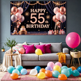 thumbnail image 4 of Decorative Design Birthday Party Banner Celebration Backdrop for Birthday Party Indoor Decoration Photo Shoot, 4 of 5