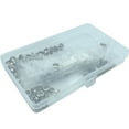 thumbnail image 2 of Eyelet Punch Tool + Hole Punch + 100 Sets Silver Eyelets Grommet DIY Leather Craft Tools Set, 2 of 6