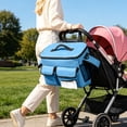thumbnail image 4 of Beforeyayn Stroller Organizer Bag with Universal Hook, Large Capacity Baby Carriage Storage Bag, Multi-Pocket Diaper Changing Station Tote for Mommy, Nursing Baby Care Accessories, 4 of 6