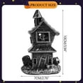 thumbnail image 3 of Halloween Haunted House Lights - Halloween Table Decorations Indoor Lighted House Decor Decorations for Home Kitchen Fireplace Desk Ornaments Silver, 3 of 7