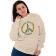 thumbnail image 3 of Give Peas A Chance Home Hobby Gardener Women Crewneck Sweatshirt Brisco Brands S, 3 of 6