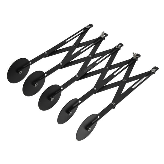 5 wheel Expandable Dough Cutter Adjustable Stainless Steel Pizza and Pastry Roller Cutter