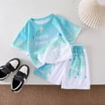 thumbnail image 2 of CAICJ98 Toddler Baby Boys Clothes Summer Outfits Polo Shirt Shorts Set 2Pcs Boys Clothing Sets 12 Month-5T Baby Boys Clothes (Green,9-10 Years), 2 of 3