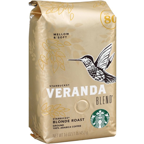 Starbucks Veranda Blend Blonde Roast Ground Coffee, 1 Each (Quantity