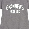 thumbnail image 3 of Instant Message - Grandpas Best Bud - Toddler & Youth Girls Fleece Dress, 3 of 6