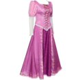 thumbnail image 4 of Manyoushe Megan Magic Hair Wonderful cos Rapunzel cosplay disfraz de Halloween vestido de princesa cos, 4 of 4